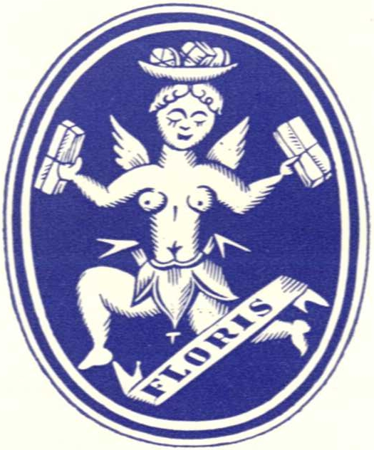Dobozfedél a Floris csokoládégyárnak